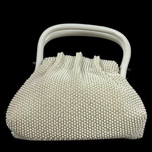Marcus Brothers Made in Japan Beaded Ivory Bag